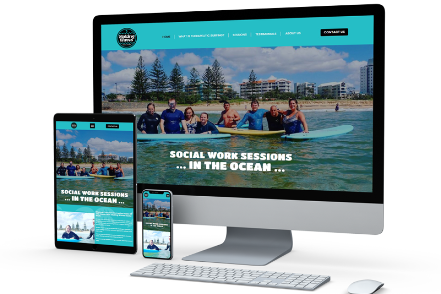 Making Wave Social Work - Website by Kee Websites